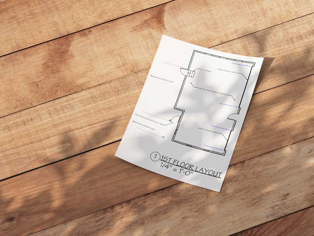 Custom Home Plans - Blount County Addition Mockup